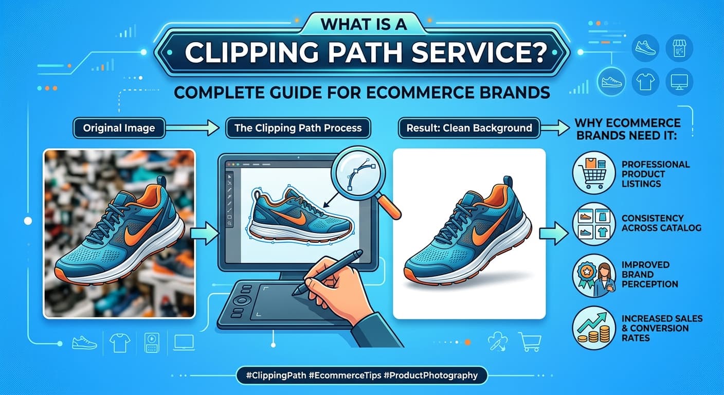 What Is a Clipping Path Service? Complete Guide for Ecommerce Brands