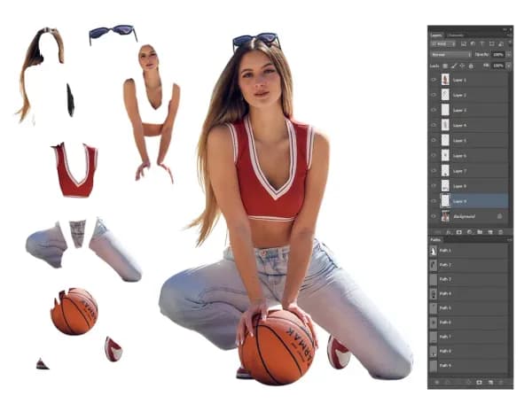 Professional Multiple Clipping Path Service for E-Commerce Products